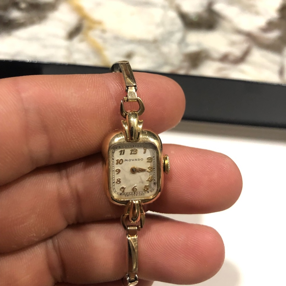 Vintage Woman’s Movado watch Swiss-made 14k gold filled